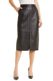 Leather-Pencil-Skirt